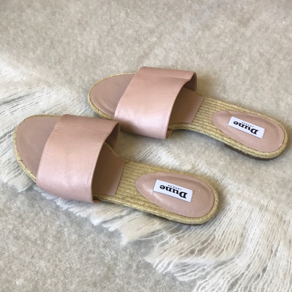 dune pink sandals